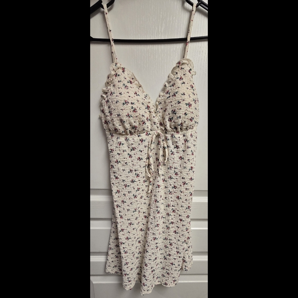 No Boundaries Floral Textured Dress